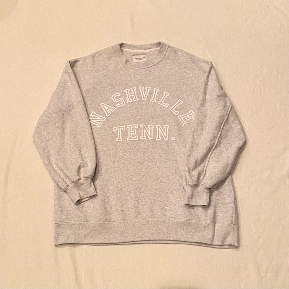 Abercrombie & Fitch Gray Sweatshirt - Picture 2 of 5